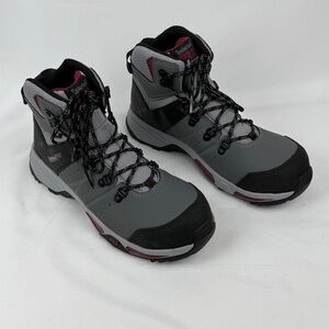 Timberland PRO Gray Anti-Fatigue Work Boots Composite Toe Women Sz 9.5M